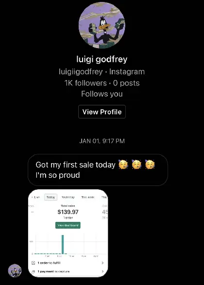 DropMax customer result 1