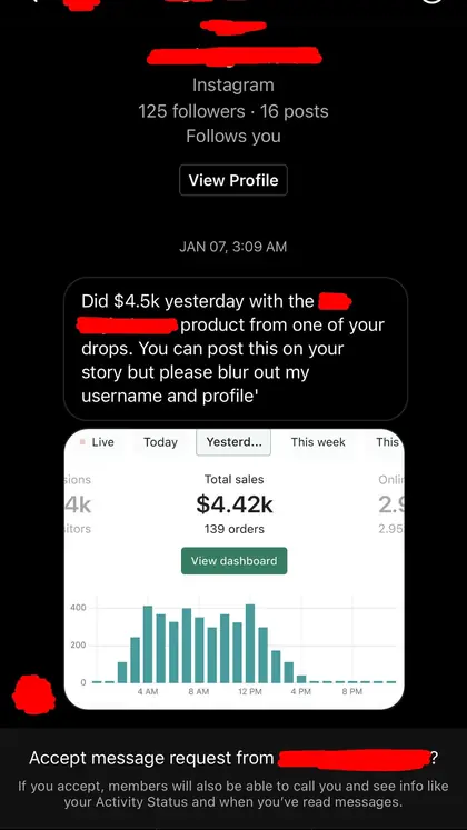DropMax customer result 10