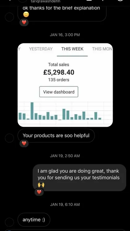 DropMax customer result 11
