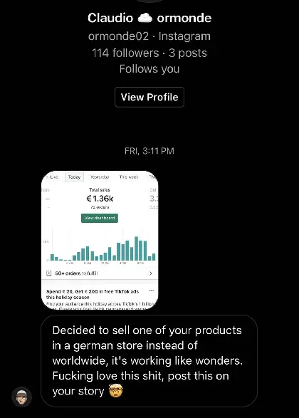 DropMax customer result 3
