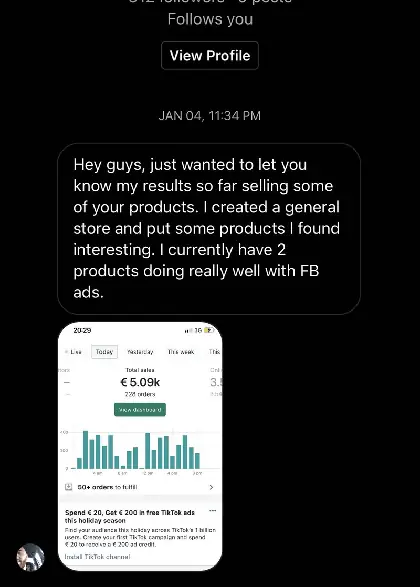 DropMax customer result 4