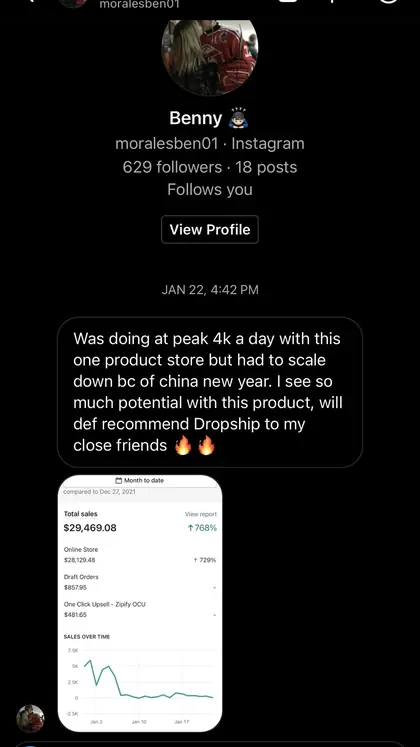 DropMax customer result 7